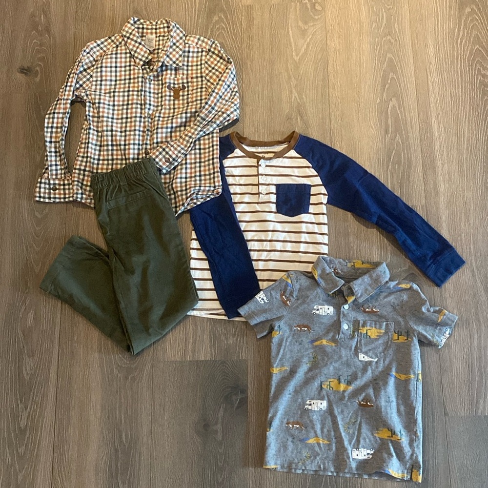 Bundle of 4 boys clothes